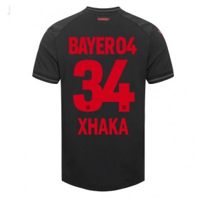 Bayer Leverkusen Granit Xhaka #34 Hemmatröja 2023-24 Kortärmad
